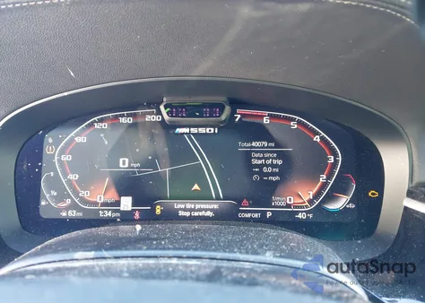 2022 BMW M550 I xDrive из США, поврежденный, VIN WBA13BK04NCJ62916